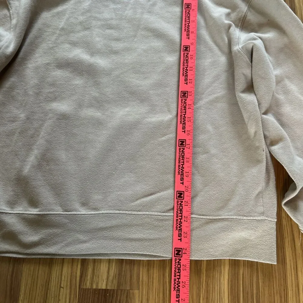 Stranger Things Old Navy Beige Pullover Hoodie Large Long Sleeve Unisex READ - Picture 8 of 9